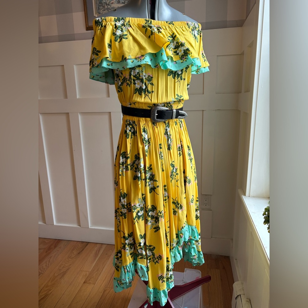 Matilda Jane Yellow Sundress with Flutter Hem Size XS​